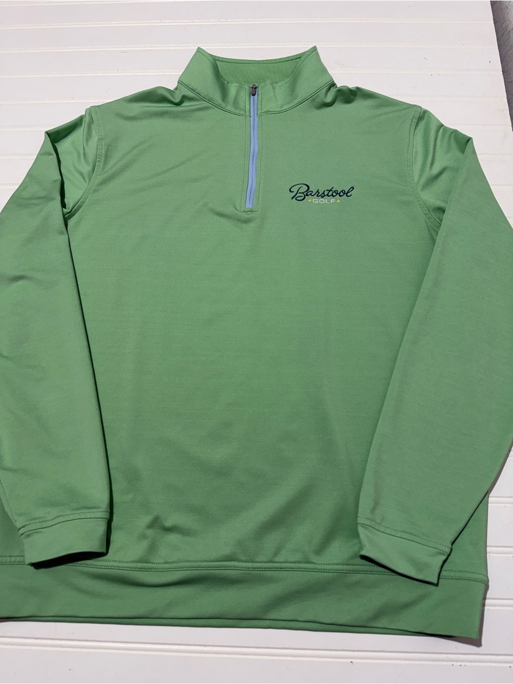 Peter Millar Crown Sport x Barstool Sports 1/4 Zip Performance Pullover Mens L